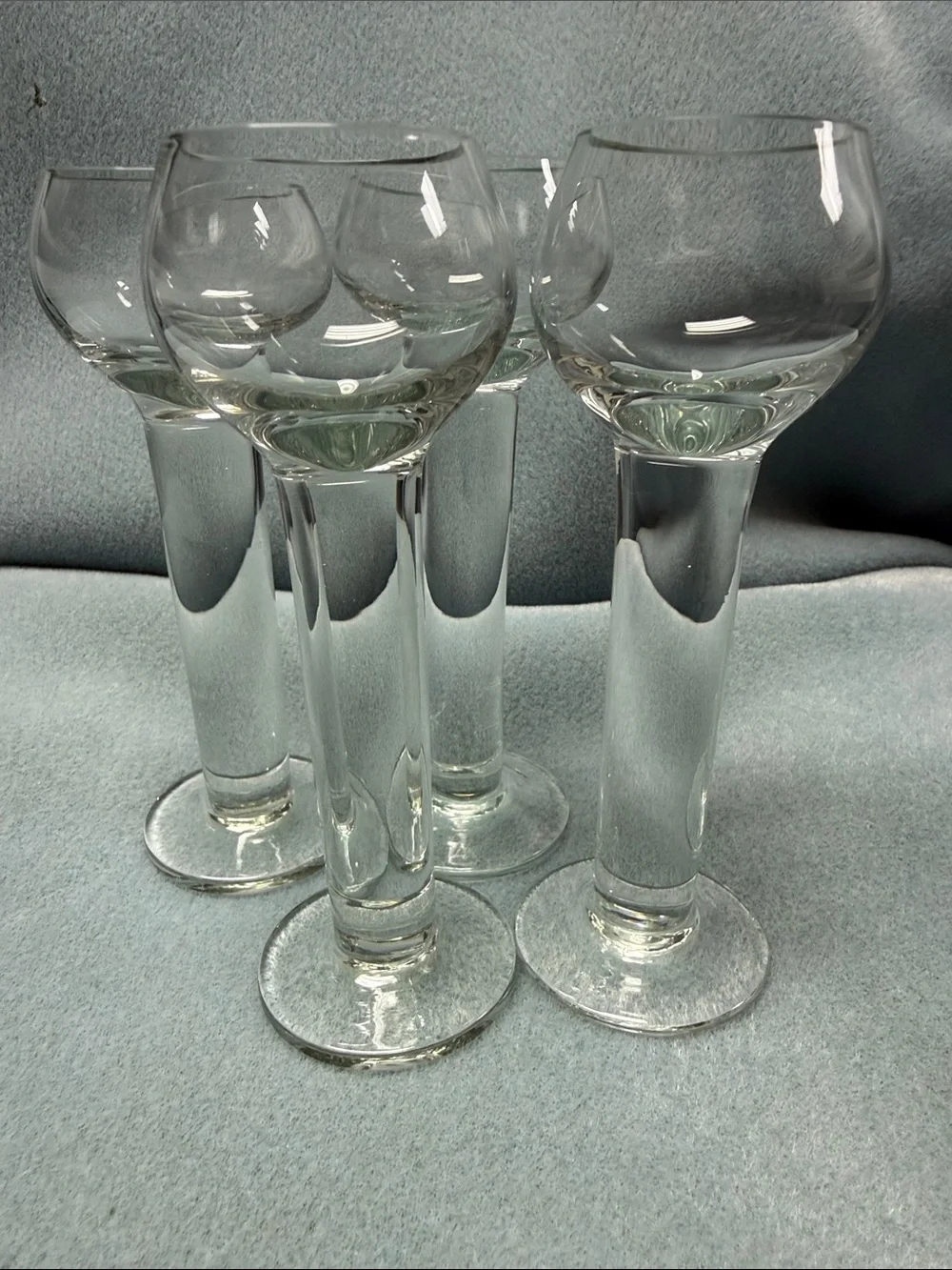 Aquavit Norwegian Long Stem Shot Glasses set of 4